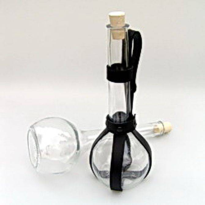 Alchemisten - Heksen Bolflesje, 0.5 liter met Houder
