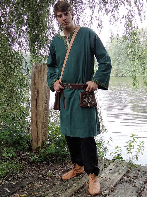 Middeleeuws - Viking Tuniek in Groen