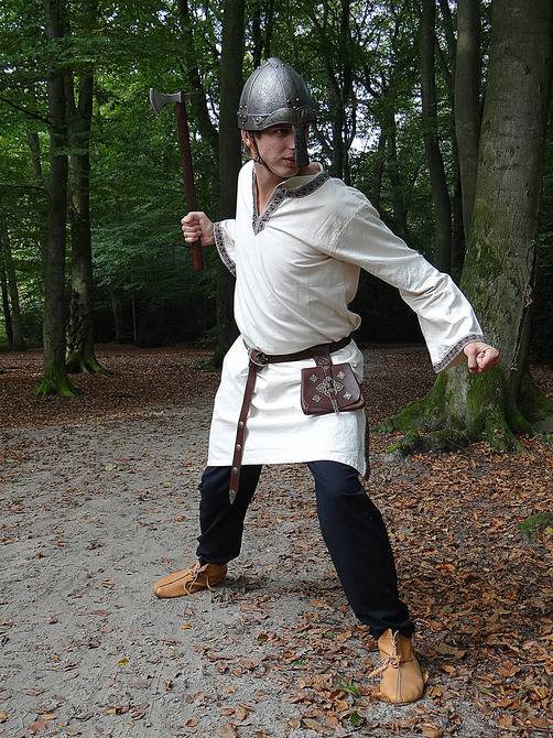 Middeleeuws - Viking Tuniek in Natuurkleur