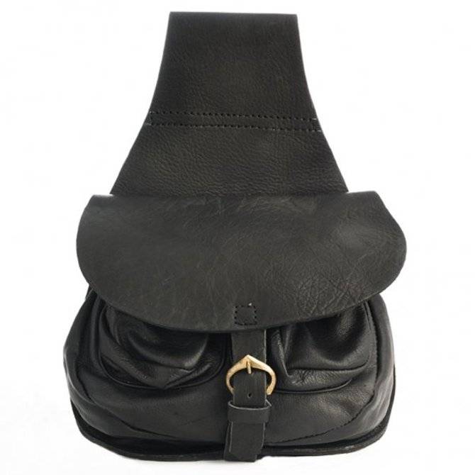 Middeleeuwse Buidel Tas Zwart of Bruin