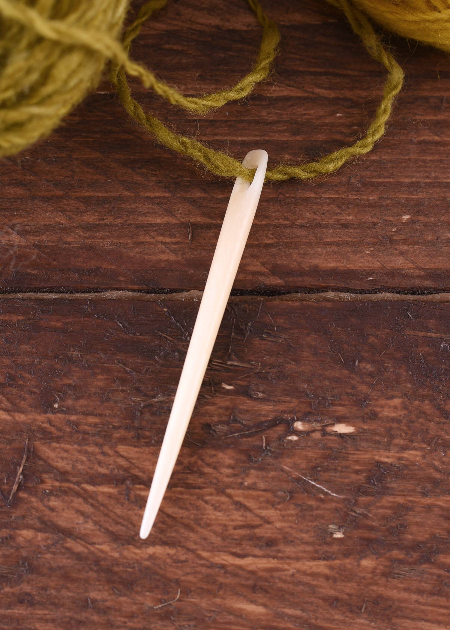 Mittelalter Knochen Nadel ca. 9 cm