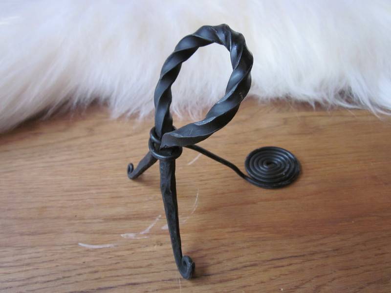 Trinkhornhalter Geschmieded