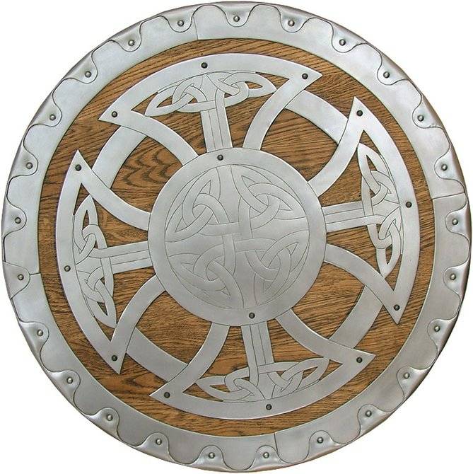 Vikingschild, ca. 55 cm Battle-Ready