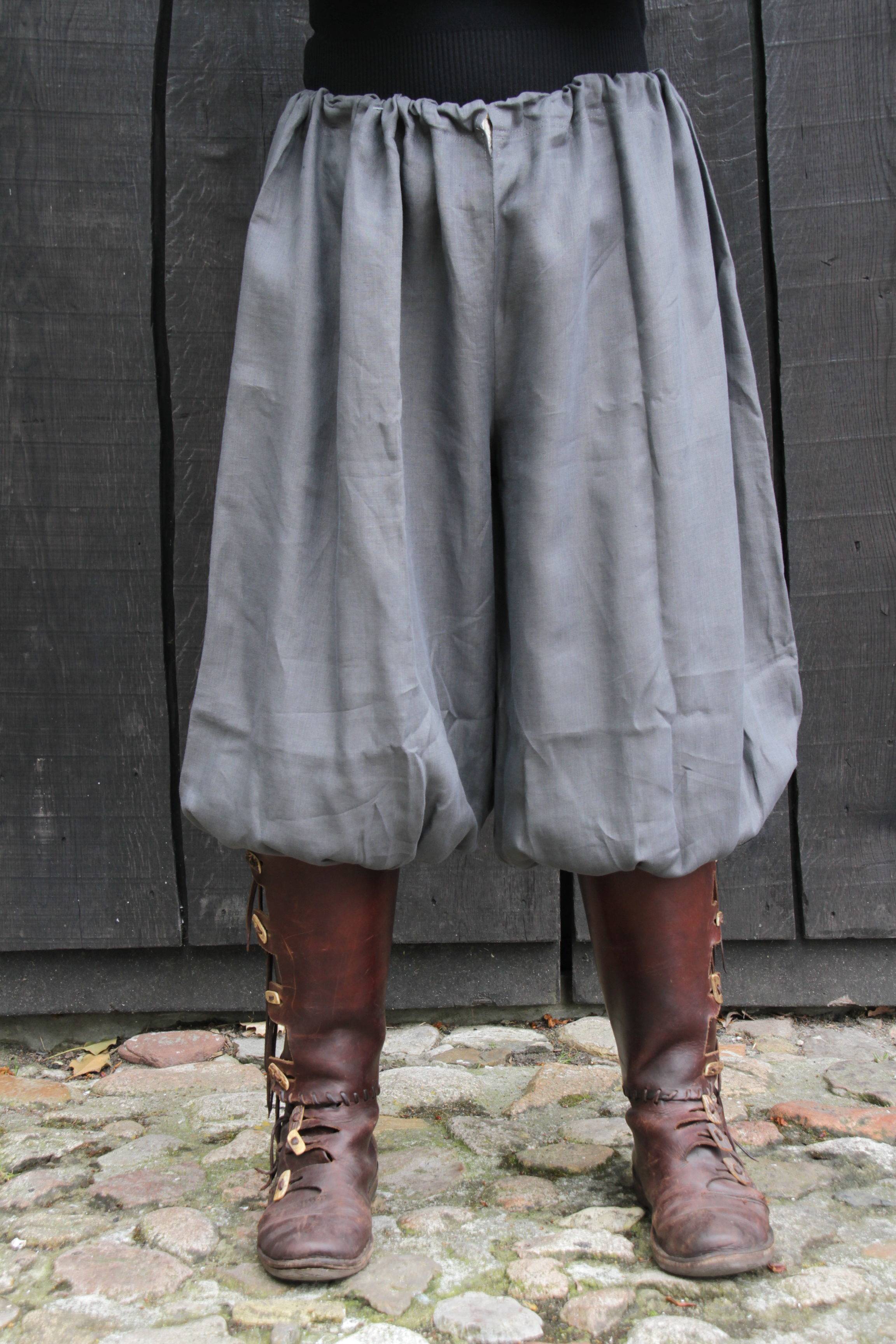 Viking Rusvik Broek, Linnen in Grijs ( one size fits all )