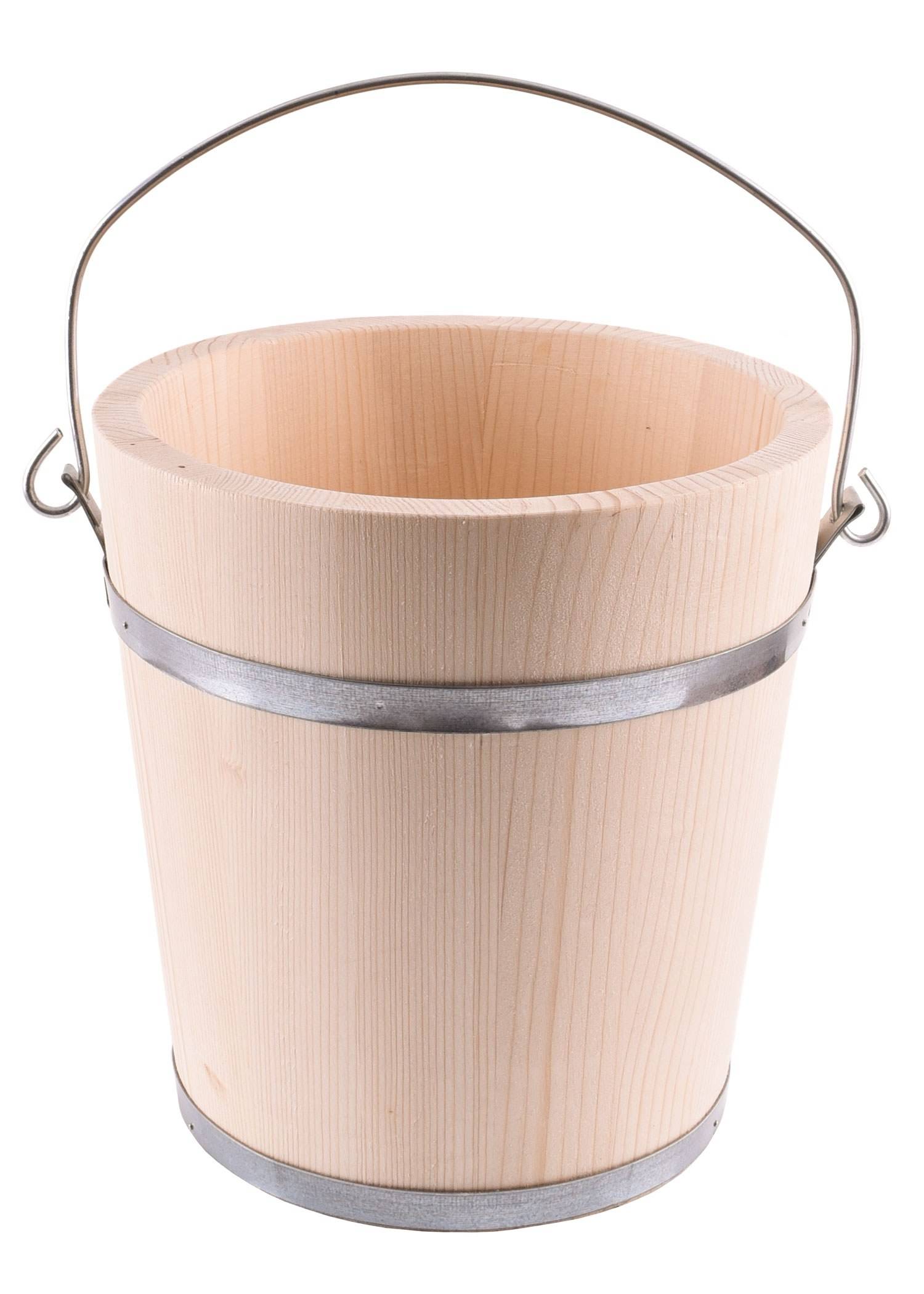 Houten Emmer 5 liter (UITVERKOOP)