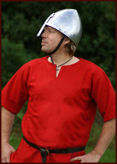 Viking Tuniek Wol, in Rood (UITVERKOOP)