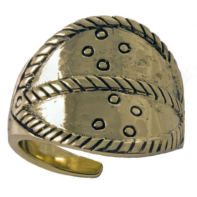 Replica Viking Ring Brons Klein