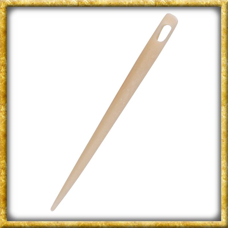 Middeleeuwse Breinaald / Grote naald voor naaldbinding, ca. 10 cm (op=op)