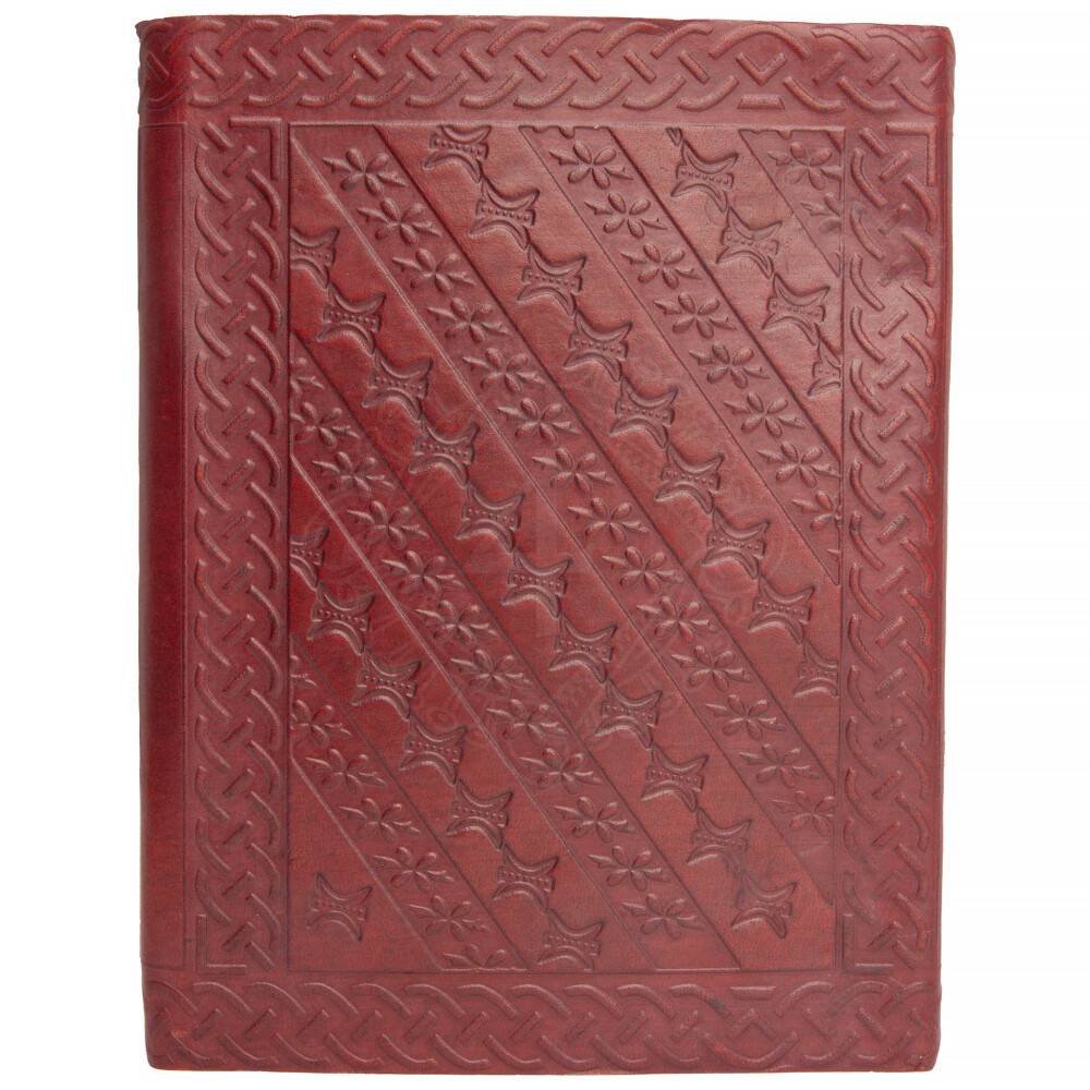 Mittelalter Tagebuch, Journal mit Fleur-de-Lis-Prägung