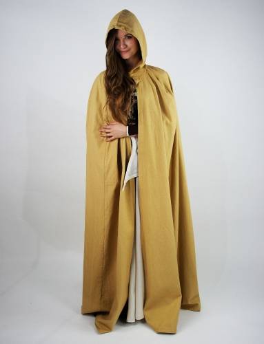 ​Middeleeuwse Cape Katoen in Honingbruin​, 150 cm