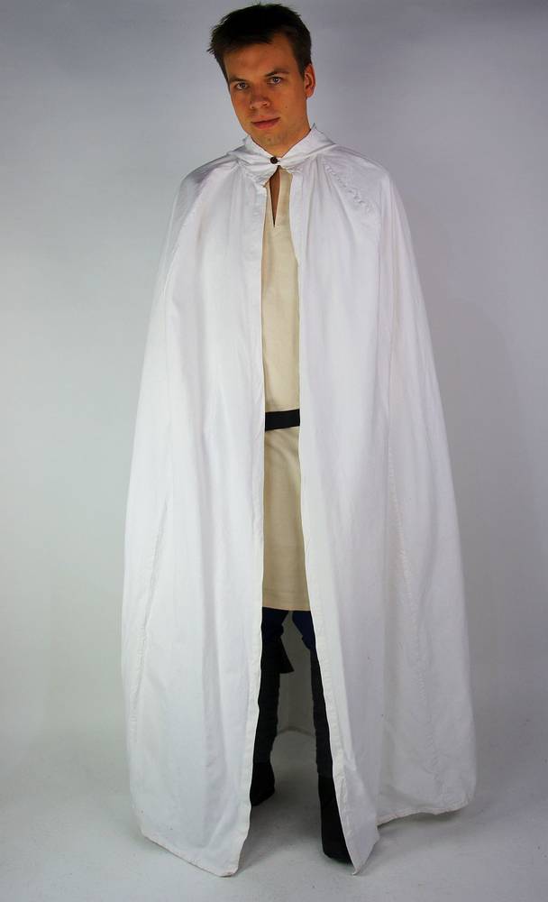 ​​​​Middeleeuwse Cape Katoen in Wit, 150 cm