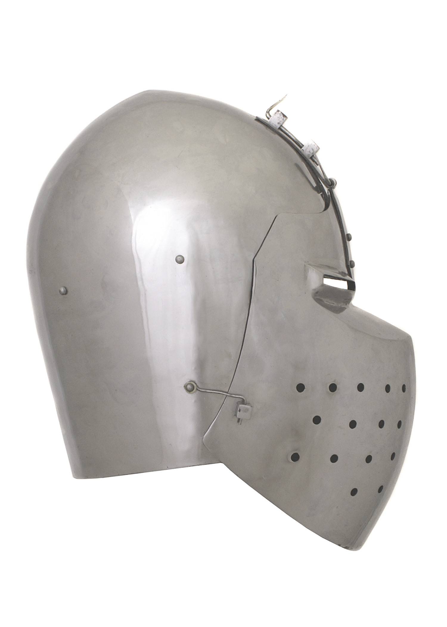 Bascinet met Klapvizier 14e eeuws (AUSVERKAUF)