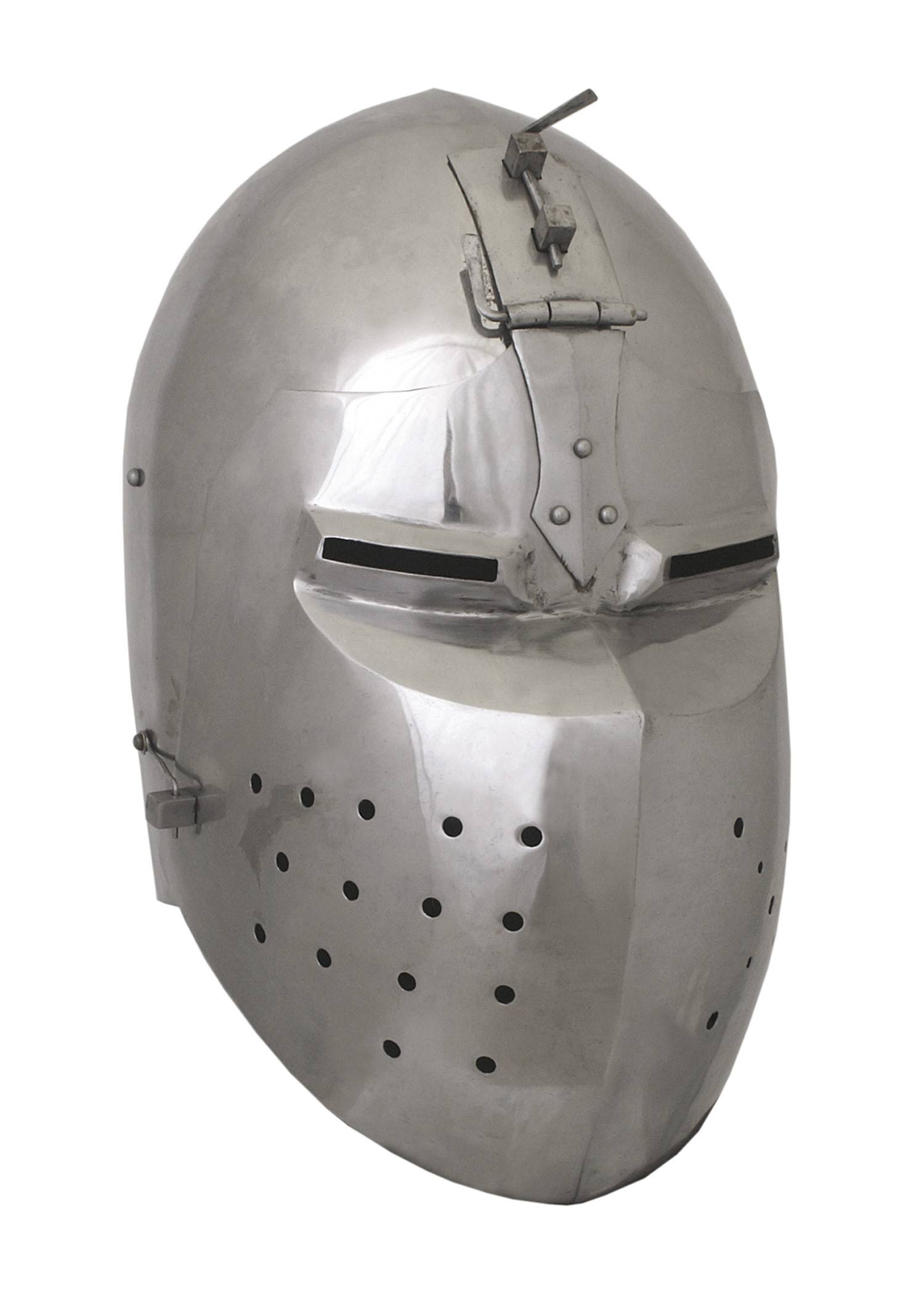 Bascinet met Klapvizier 14e eeuws (AUSVERKAUF)
