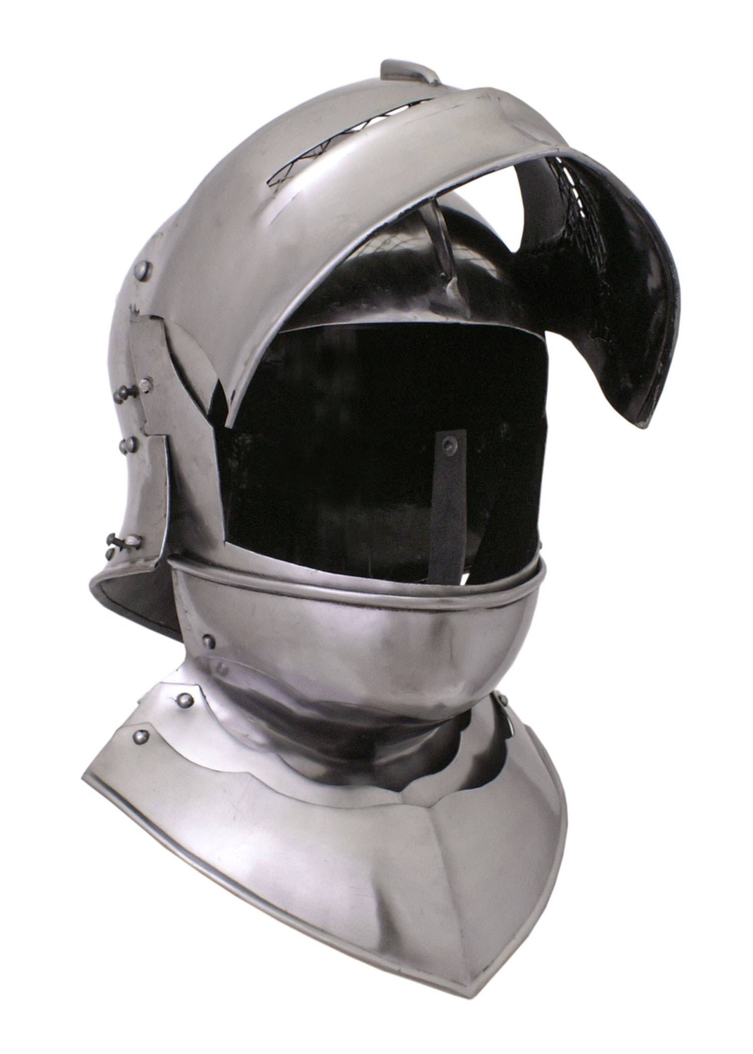 Sallethelm Gotisch met Halsstuk ca. 1495 in M