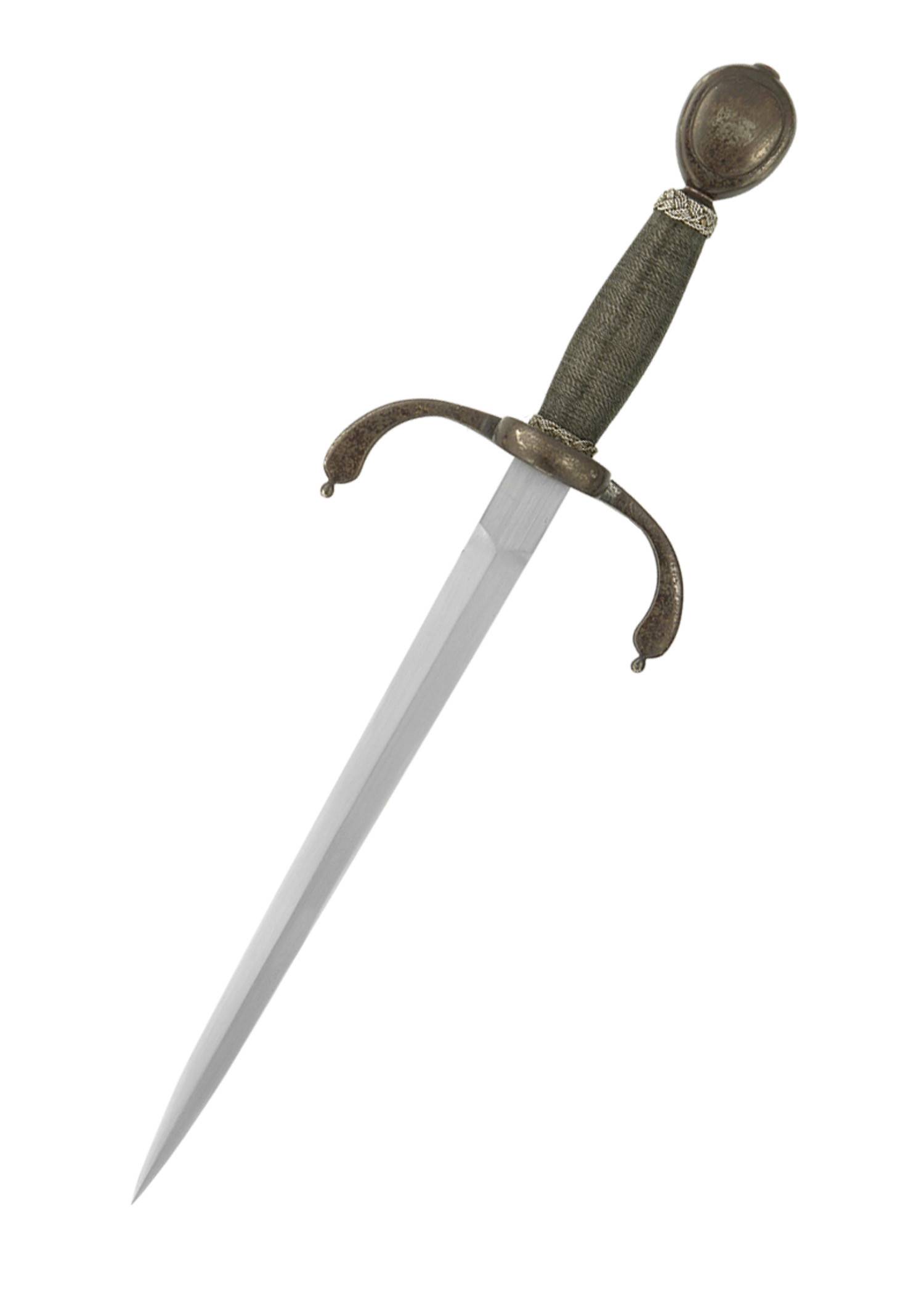 ​Gustav II. Main Gauche, Linkshand-Begleitdolch, Antikversion, Scharf
