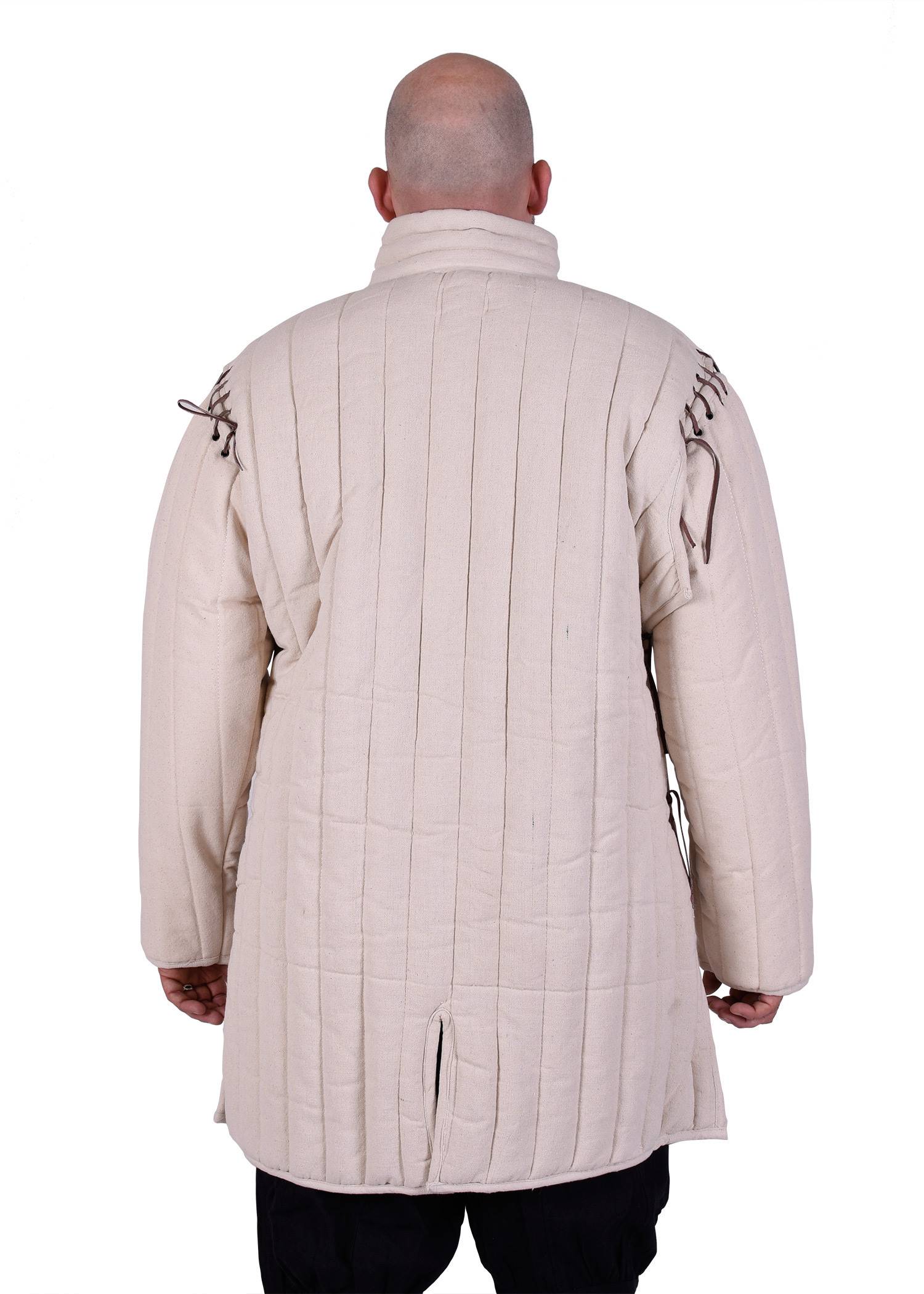 Gambeson - Aketon in Natuurkleur met Afneembare Armen