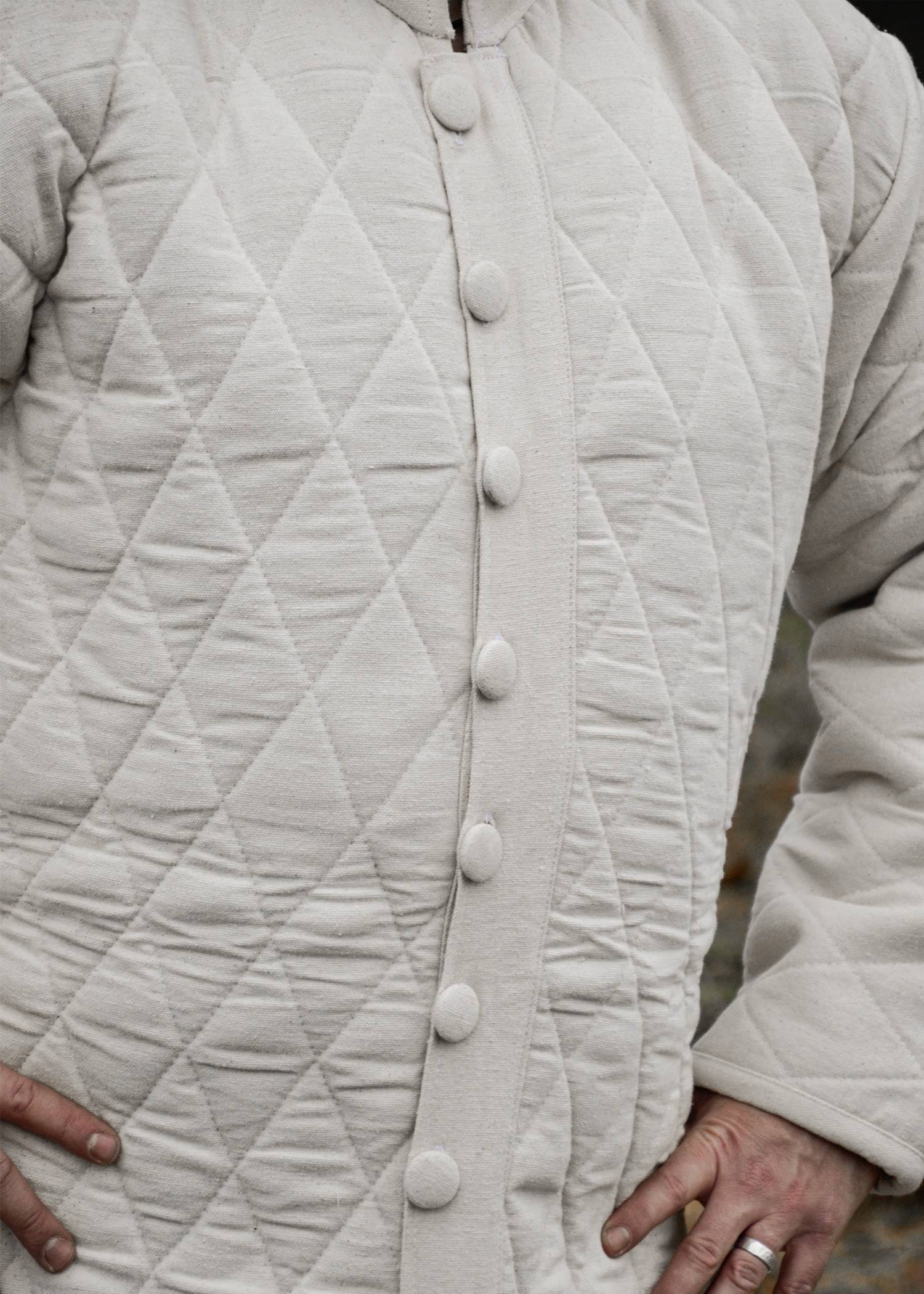 Gambeson - Aketon, Natuurkleur, laat Middeleeuws