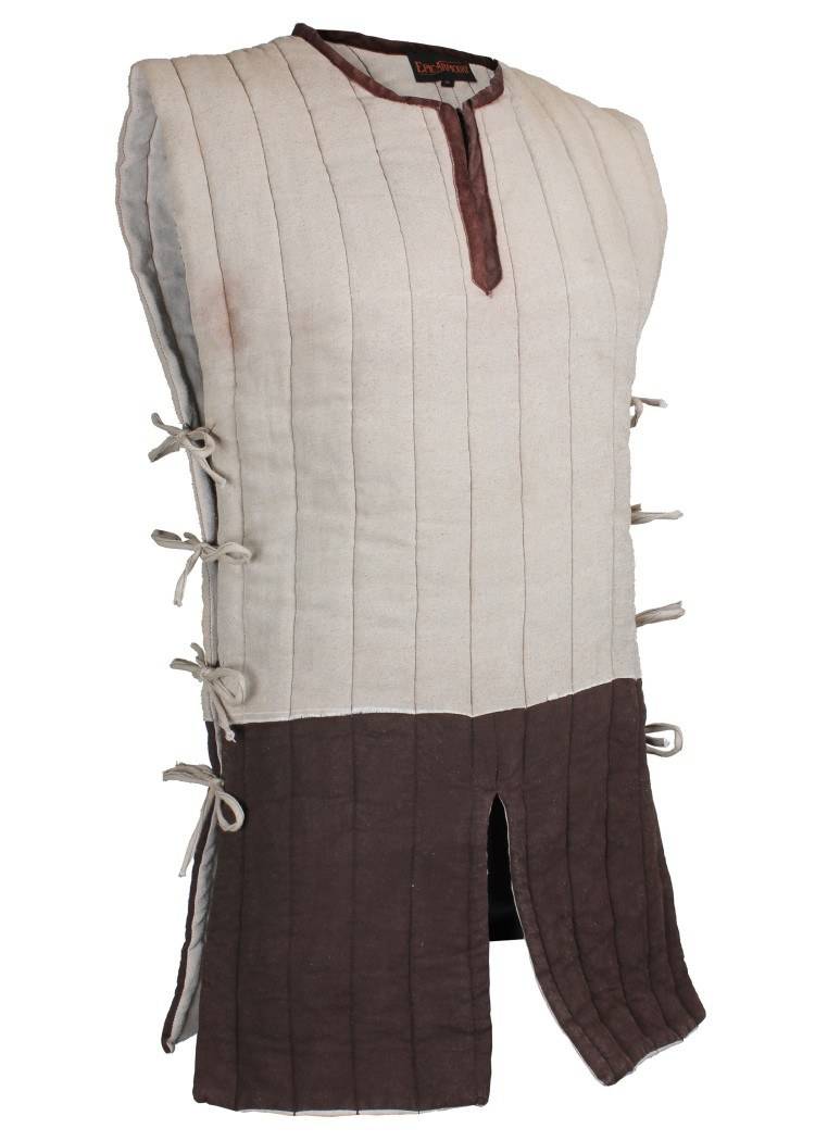 Gambeson - Aketon dun in Bruin/Beige in XXL (UITVERKOOP)
