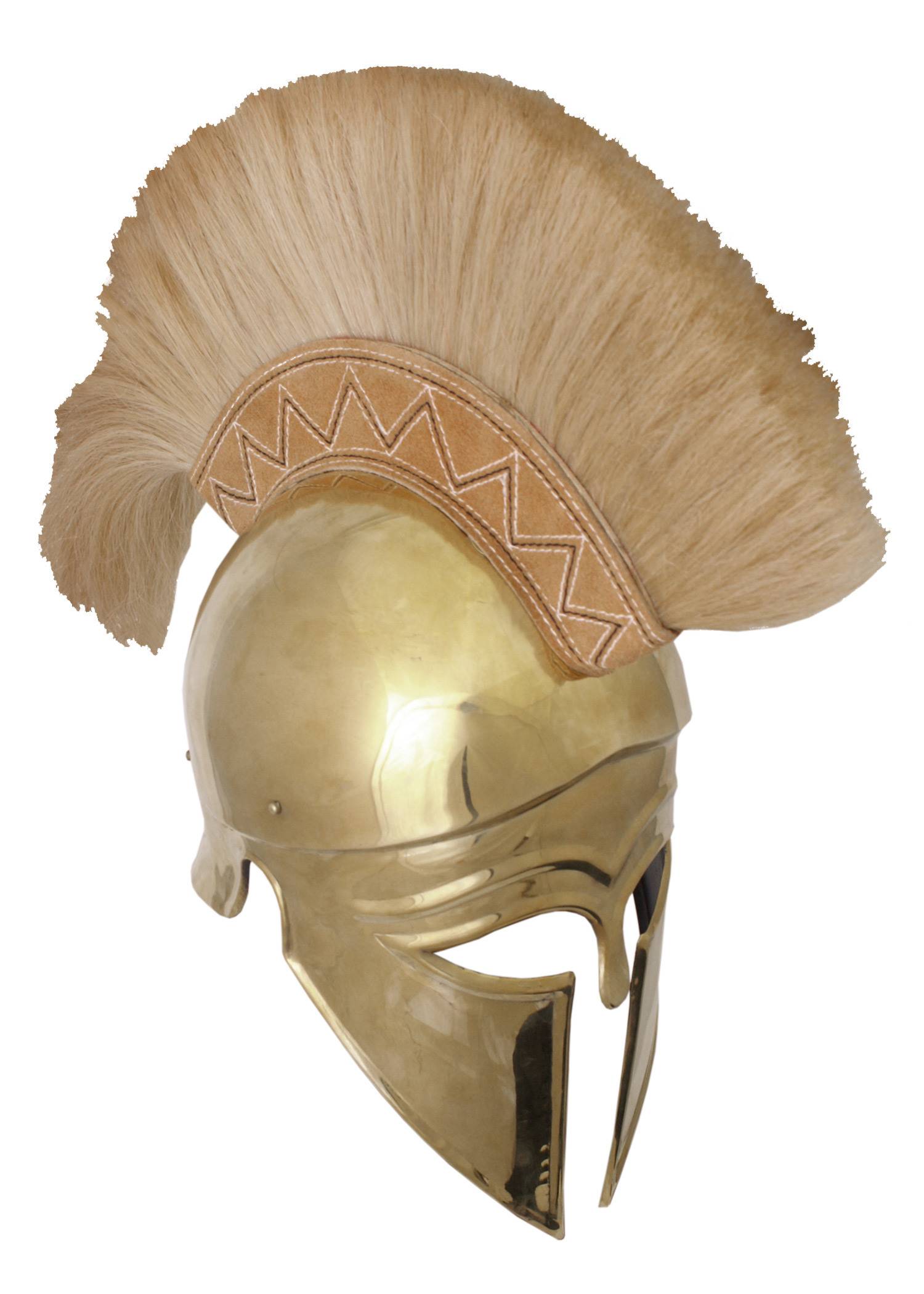 Italo-Korintherhelm mit Helmbusch