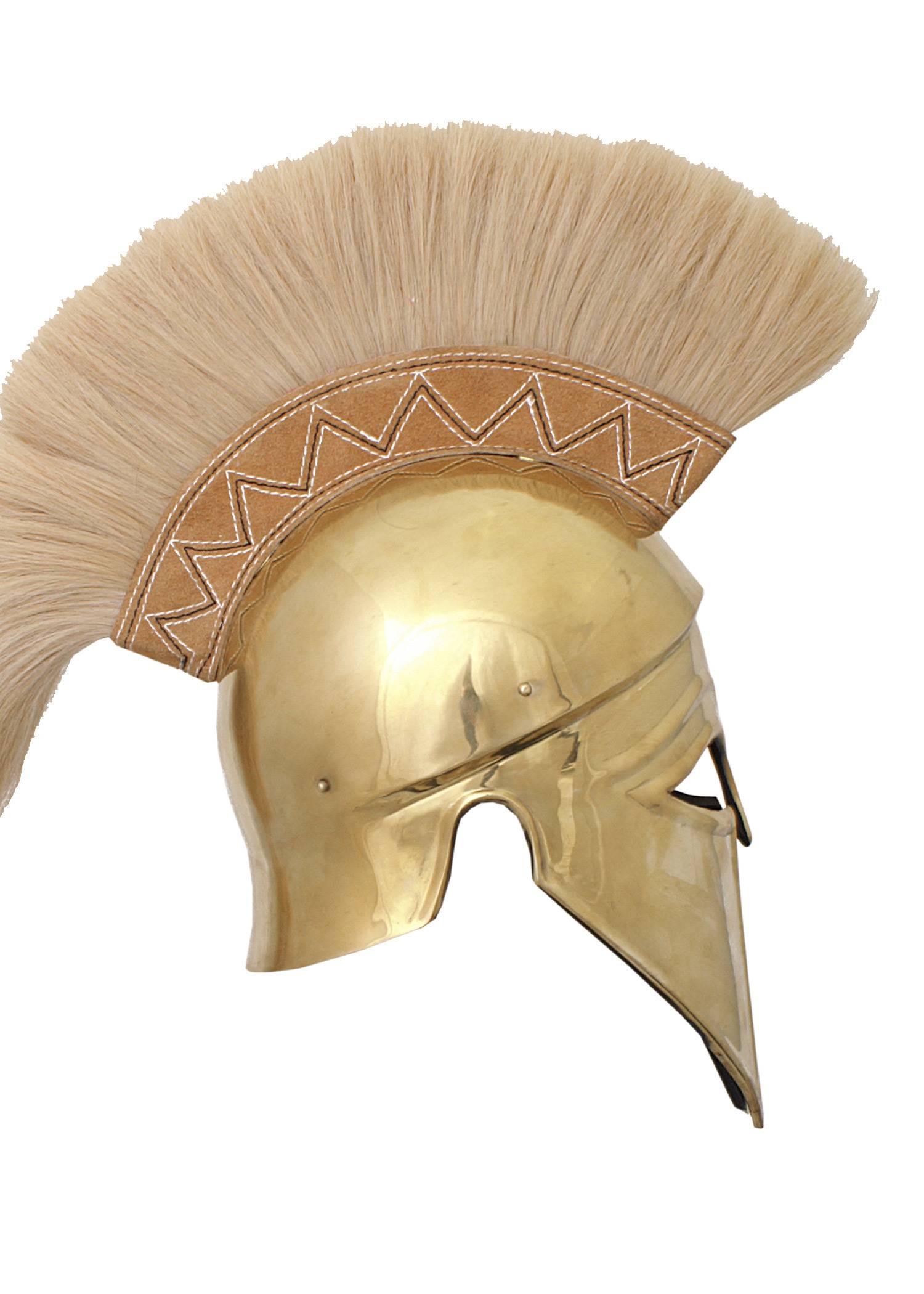 Italo-Korintherhelm mit Helmbusch