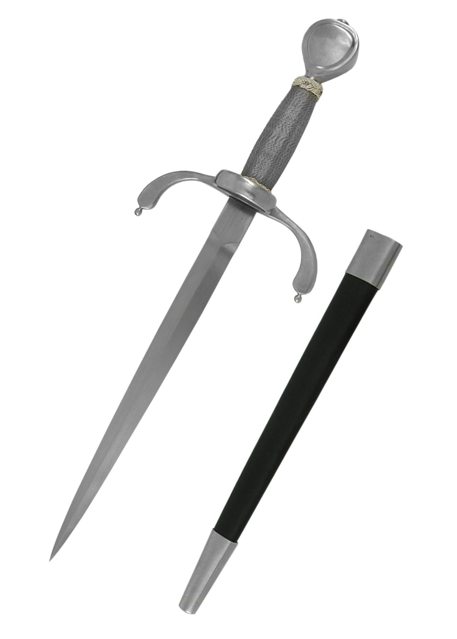 ​Gustav II. Main Gauche, Linkshand-Begleitdolch, Scharf