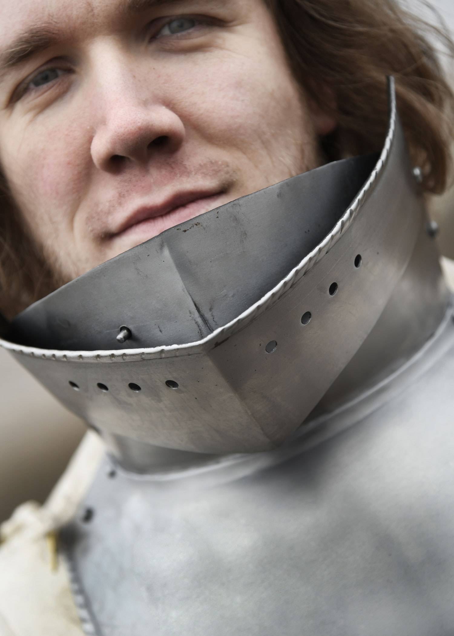 Harnas Kraagstuk/Gorget, 1,2 mm staal