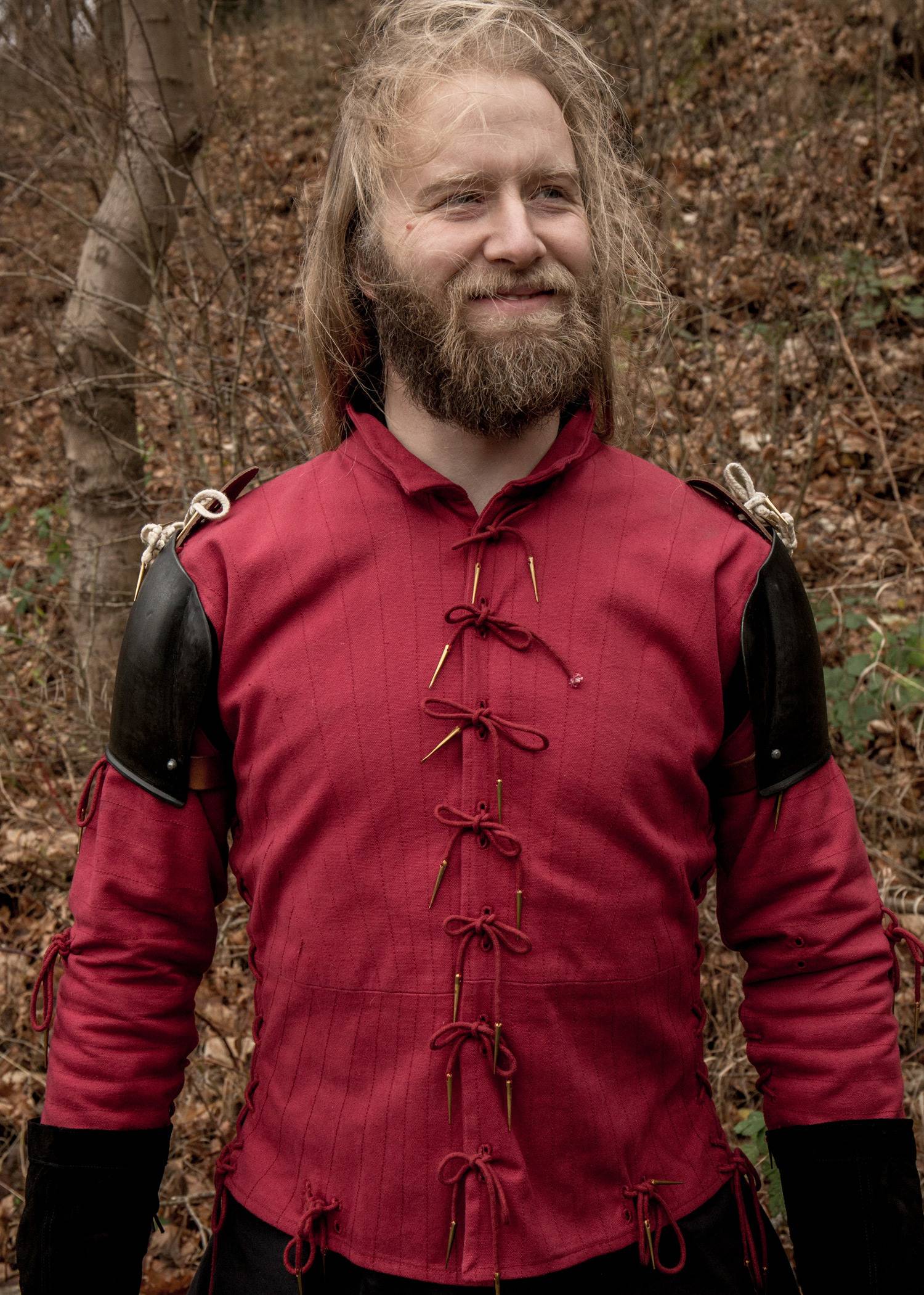 Harnas Schouderplaten van Churburg-pantser voor LARP, gepolijst of gepolijst