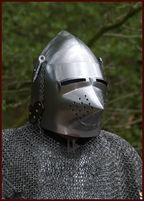 Hondekop - Varkenssnuit Helm ca. 1390 in S, M en L.
