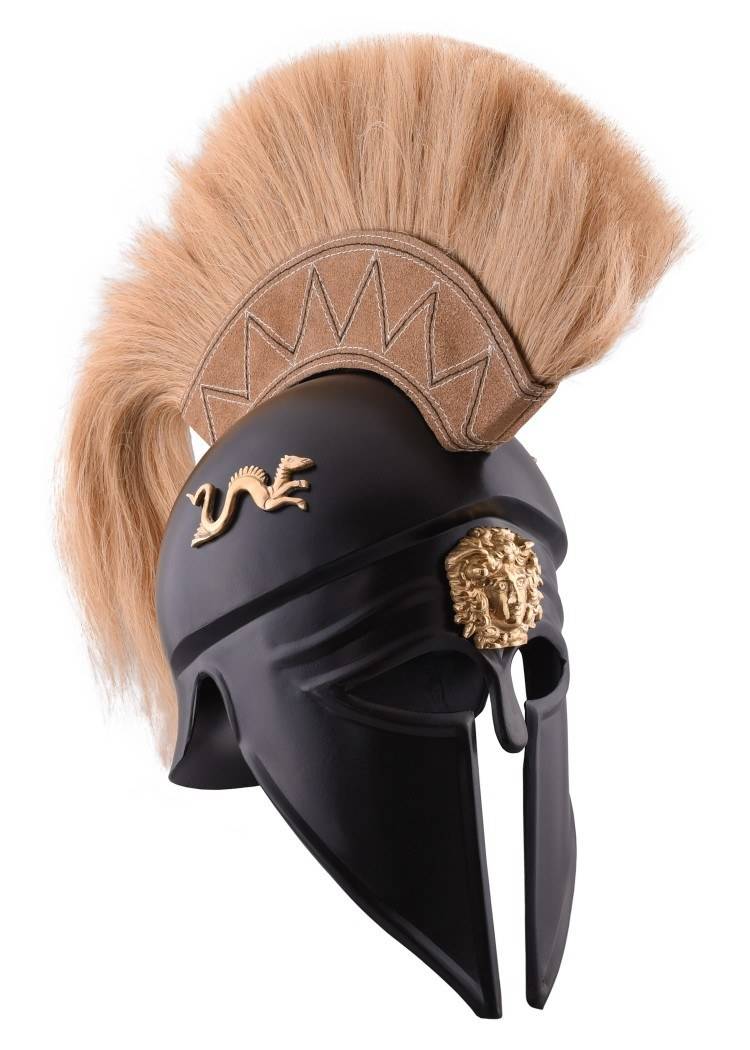 Korintische helm met Helmkam