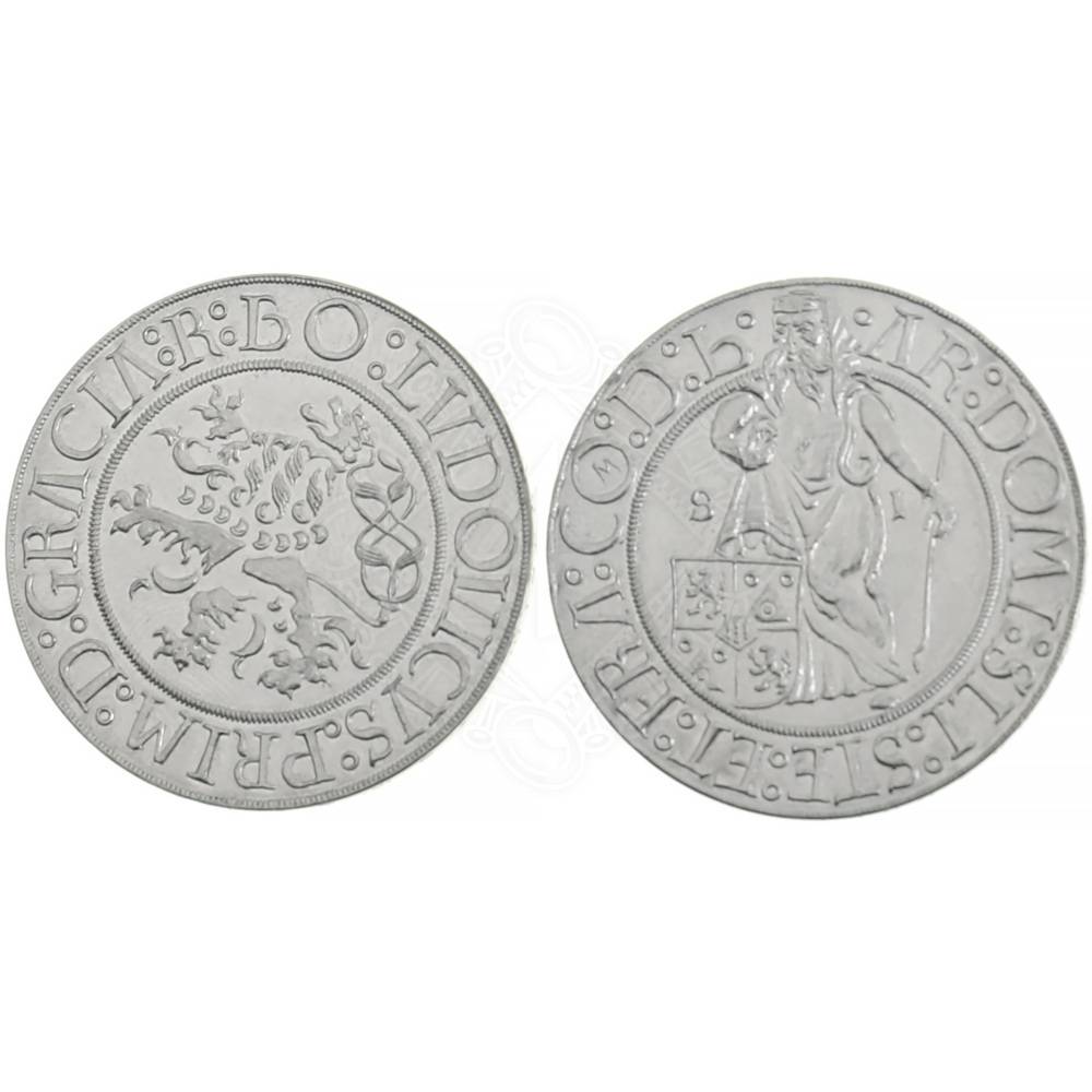 Joachimstaler (Schlick Thaler), de replica van de munt die de wereld de dollar gaf