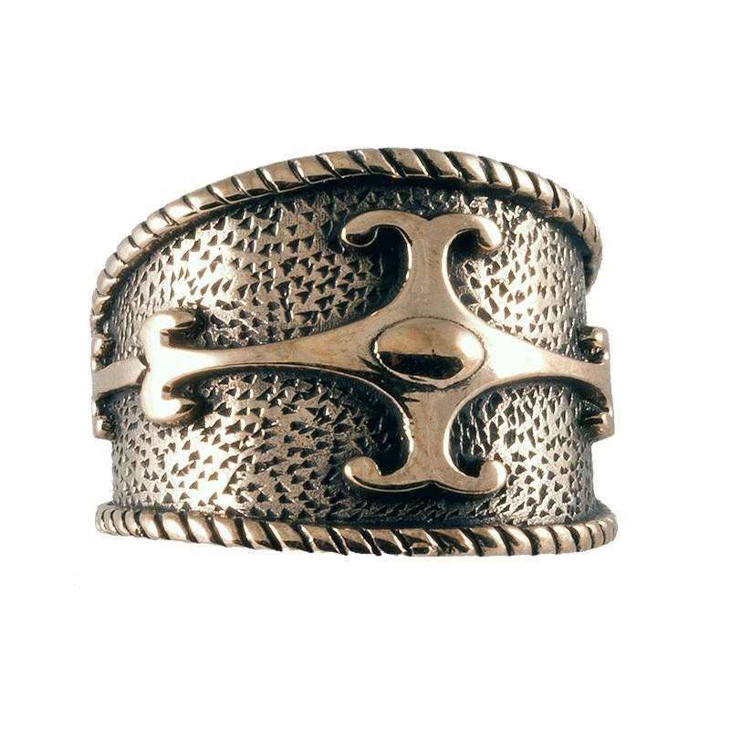 Keltische Ring Brons Groot