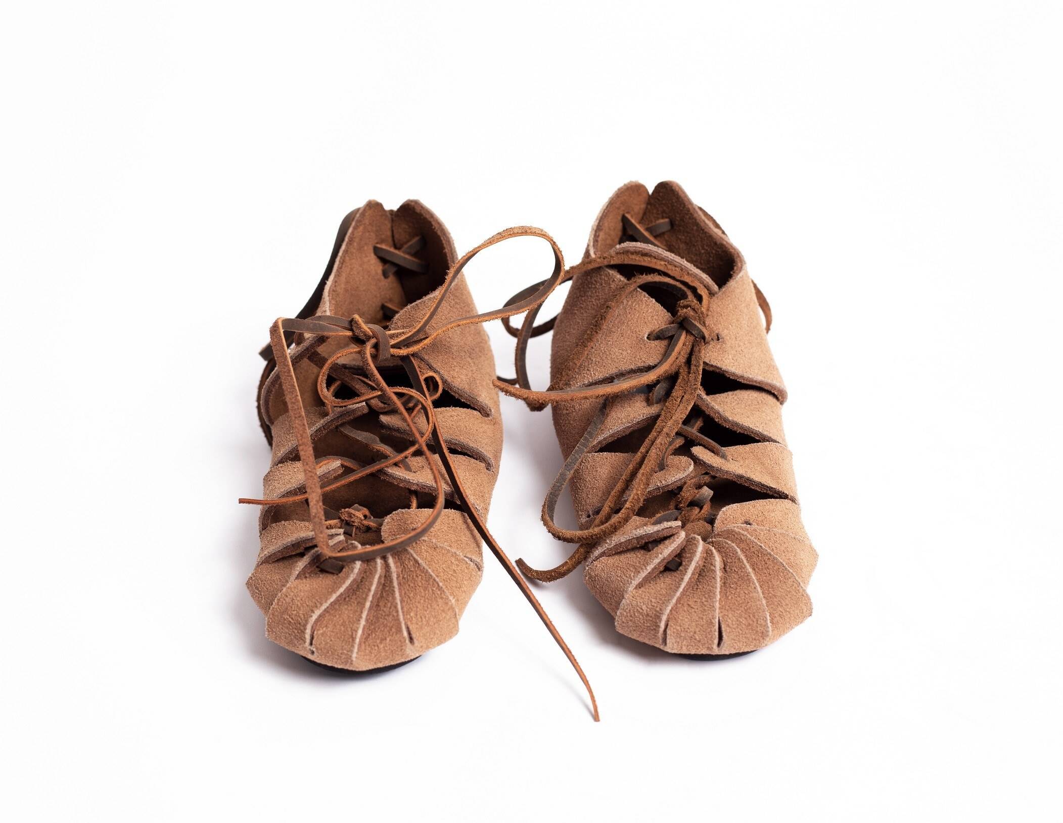 Keltische Schoenen Bruin