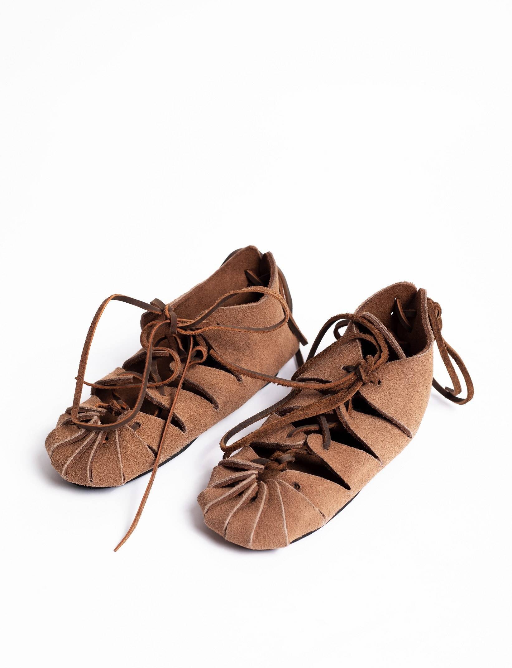 Keltische Schoenen Bruin