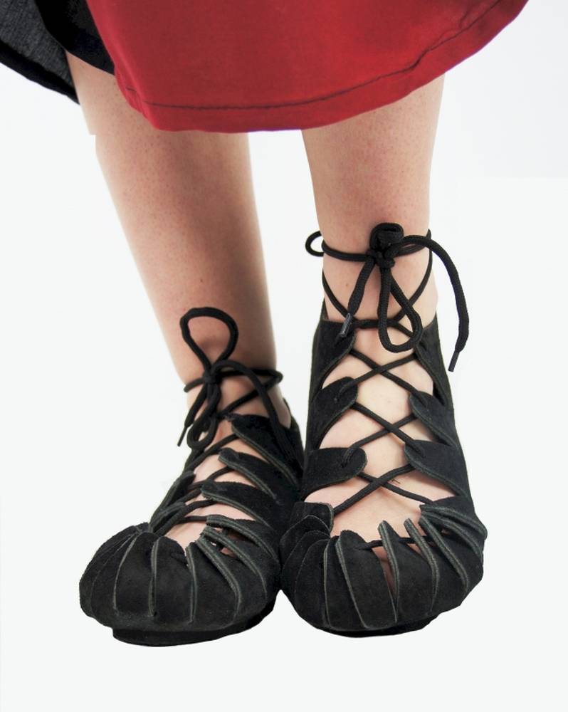 ​Keltische Schoenen Zwart