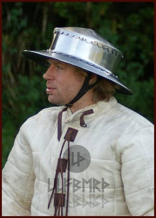 Monnikskap Helm 14e eeuws in maat S, M, L