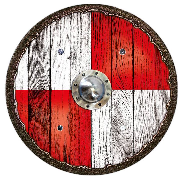 Kinder Viking Rondschild van Hout met twee grepen