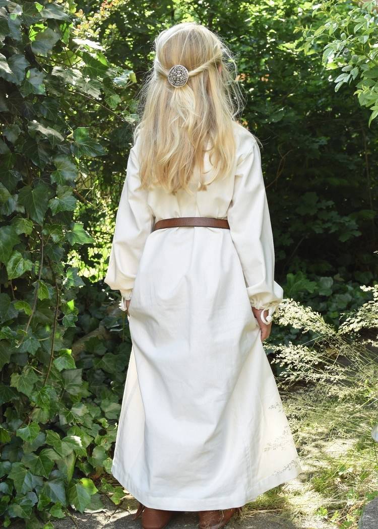 Viking - Middeleeuwse Kinderjurk in Natuurkleur