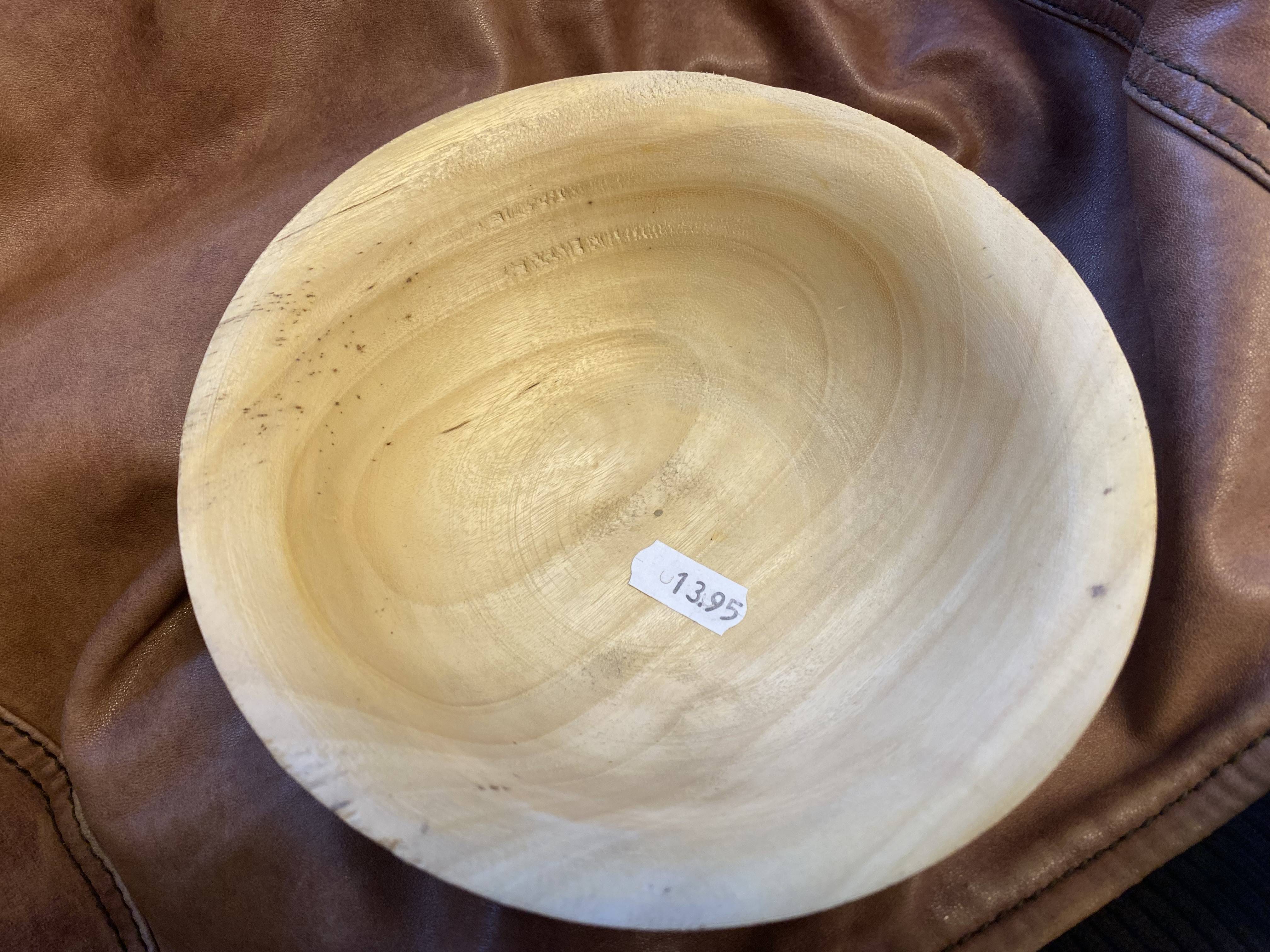 Holzschale / Essschale (AUSVERKAUF)