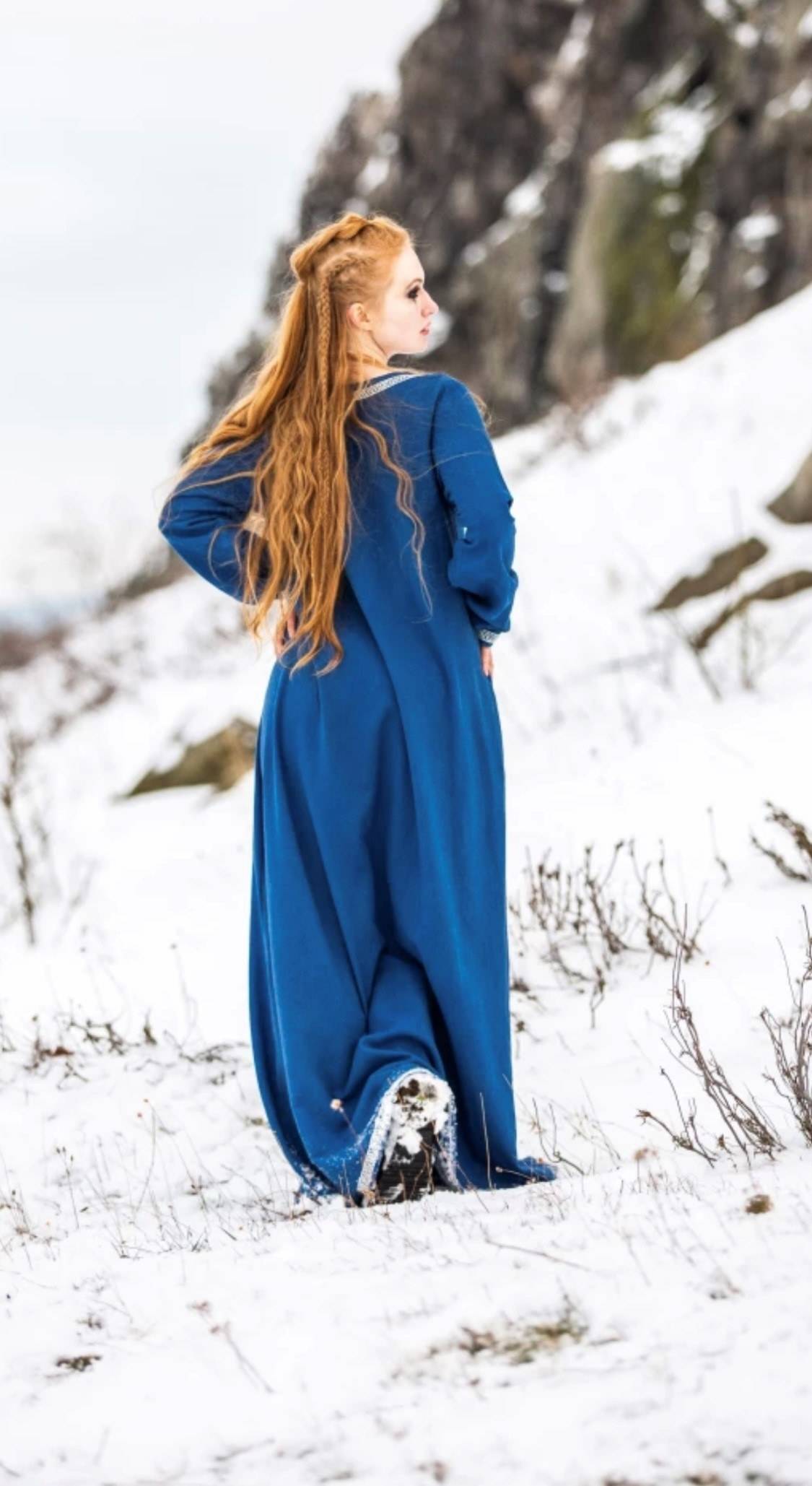 Viking Damesjurk in Blauw