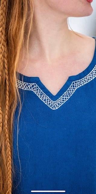 Viking Damesjurk in Blauw