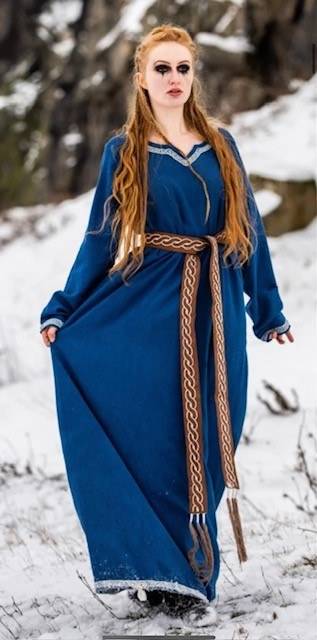Viking Damesjurk in Blauw