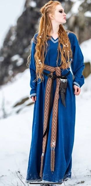 Viking Damesjurk in Blauw