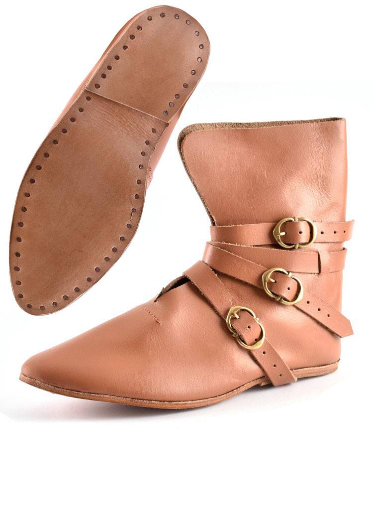 Spätmittelalterlicher Schnallenschuh