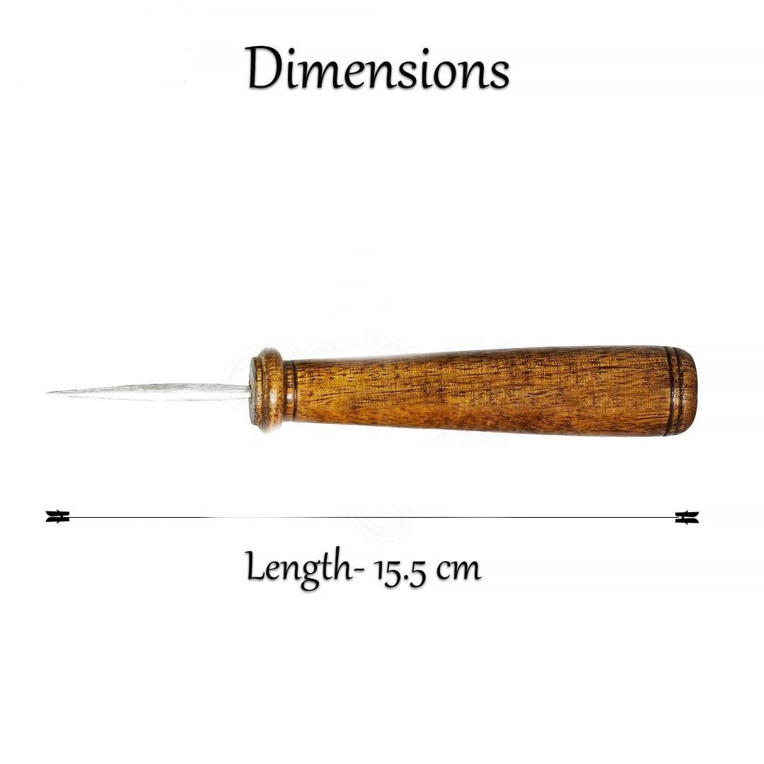 Lederahle Ledernadel Sattlerahle Nähahle Ahle mit Holzgriff 158mm