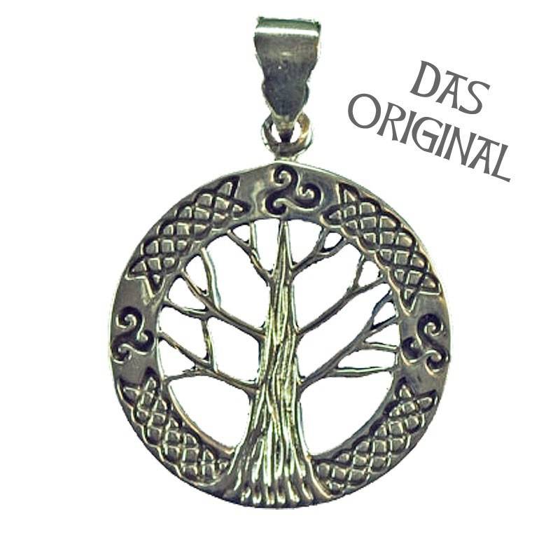 Keltische Levensboom - Yggdrasil Hanger Edelstaal (UITVERKOOP)