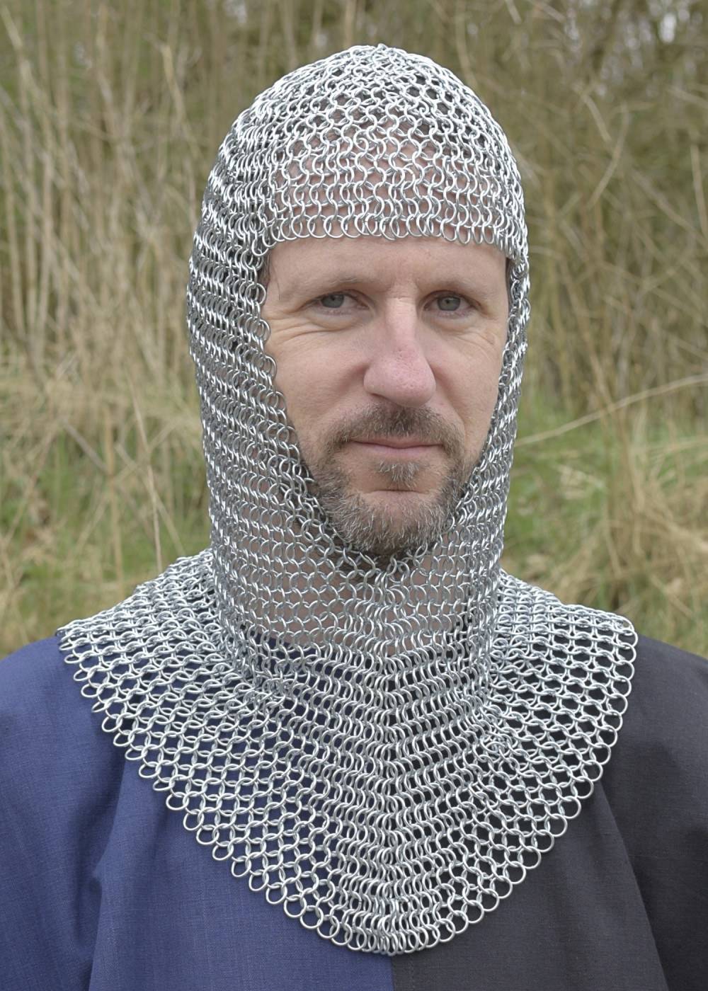 Maliënkolder Coif, ronde ring, verzinkt