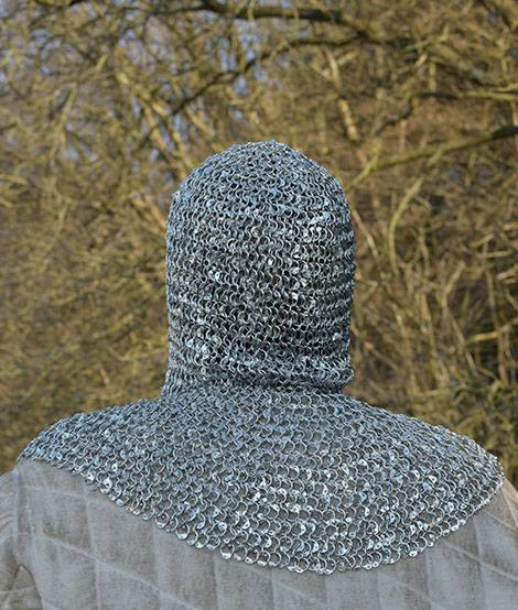 Kettenhaube vernietet, Rundring, verzinkt und vernietet