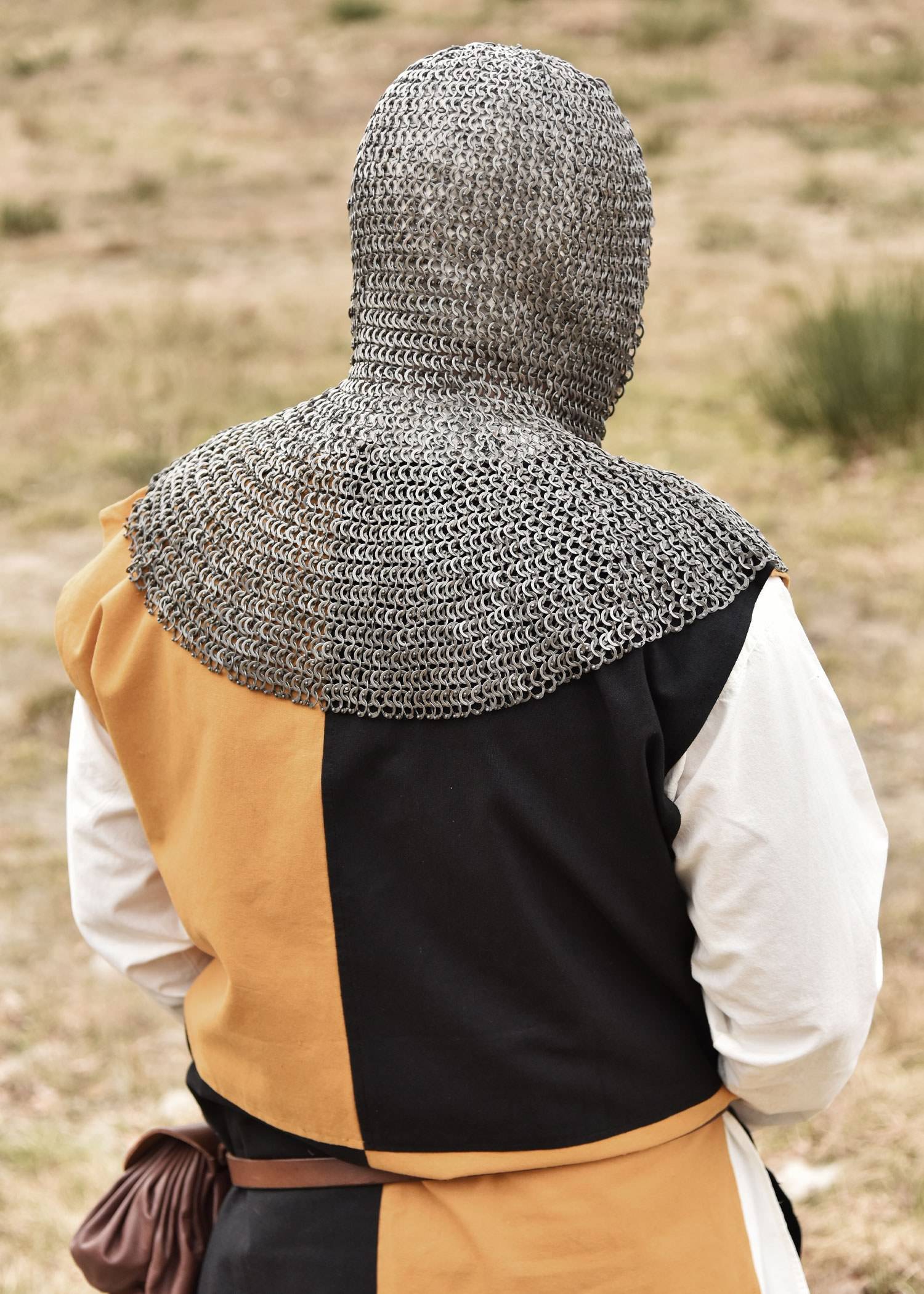 Maliënkolder Coif - Hoofdgewaad, Platte Ring