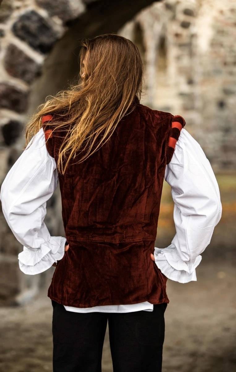 ​​Middeleeuwse Heren Gilet in Bord.rood