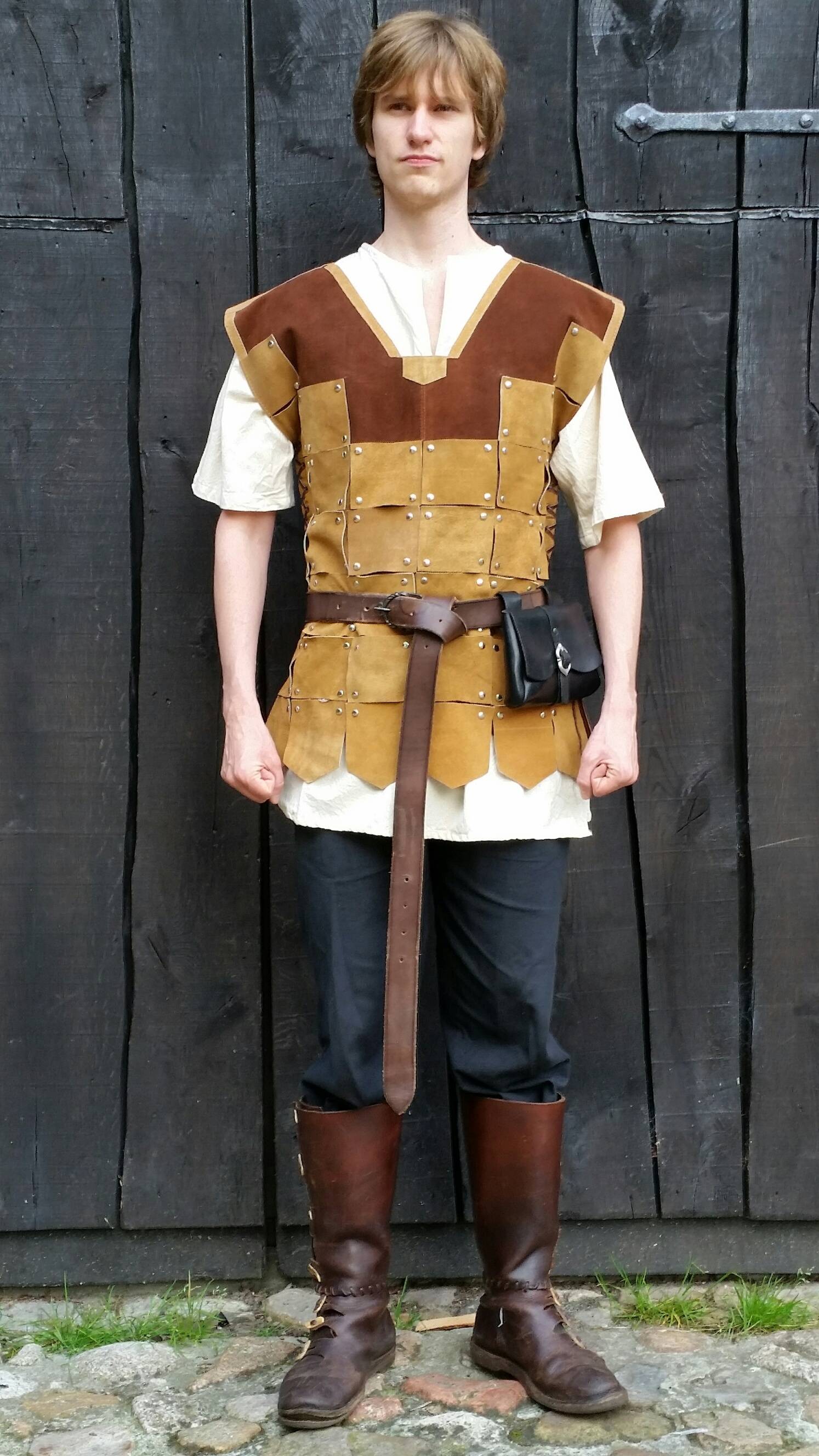 Mittelalter Leder Tunika (AUSVERKAUF)